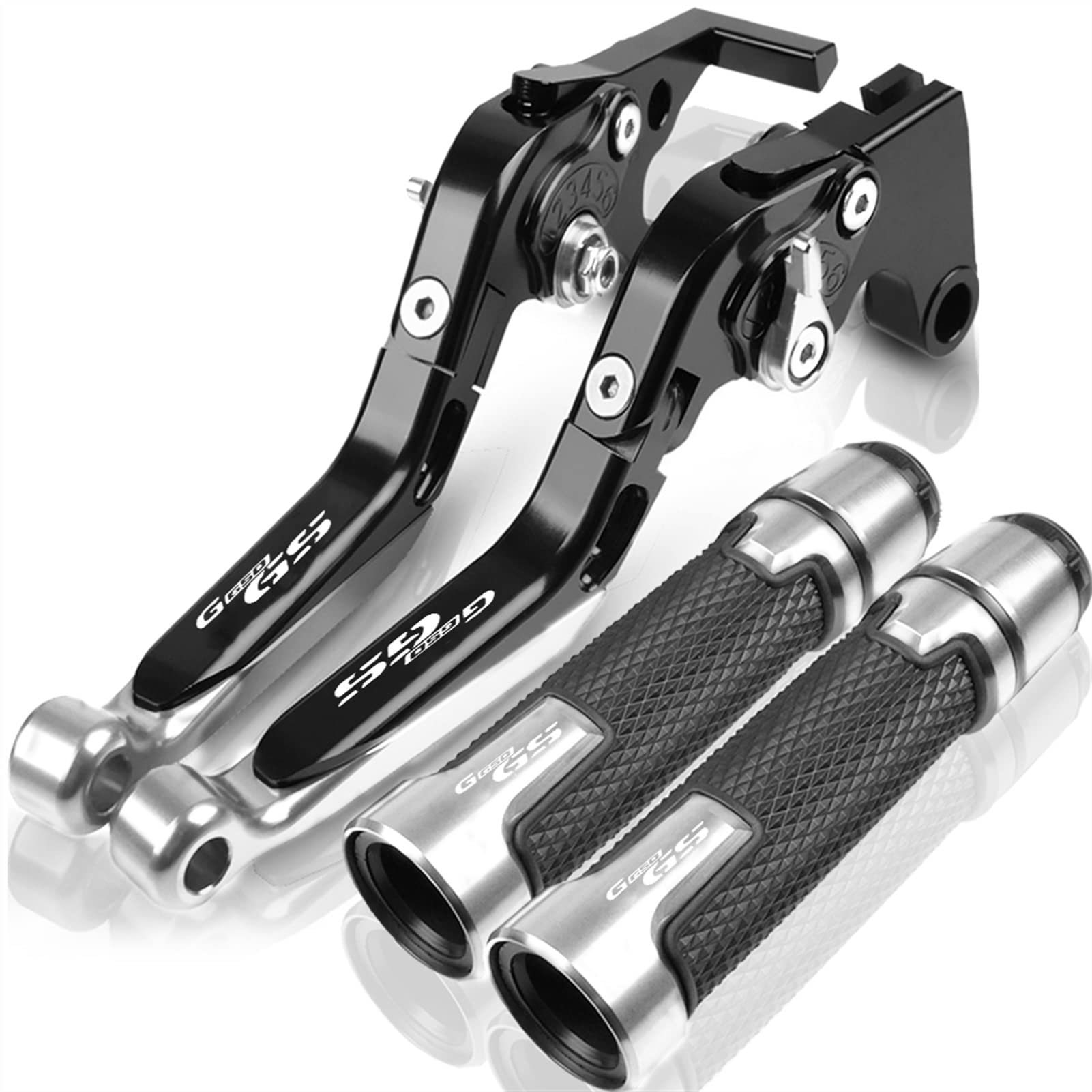 Poignée de frein réglable moto BMW G650GS levier alu