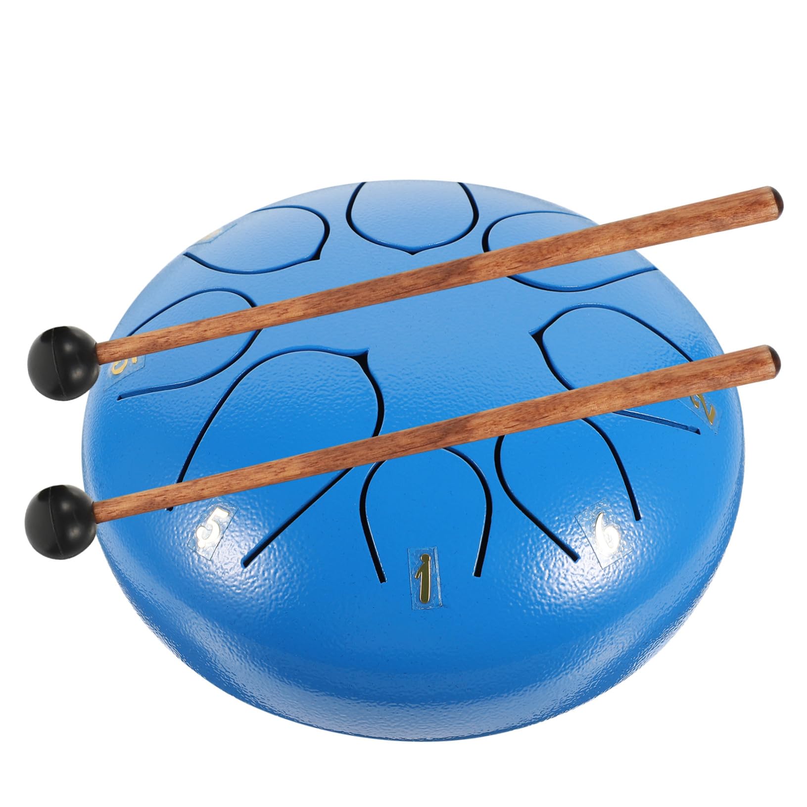 Hemobllo Lengua Creativo Azul Duradero Instrumento Percusión Etereo para Yoga y Educación Musical
