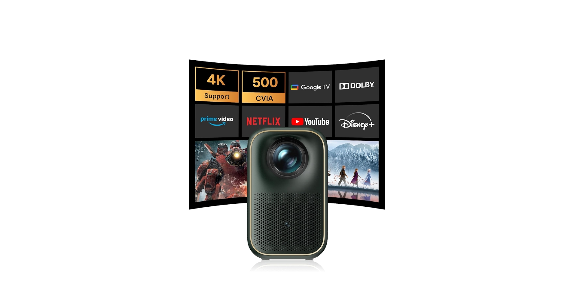 K*A様 Xming Page One プロジェクター本体 スタンド付き Formovie Xming Page One | World's First Google TV LCD Projector