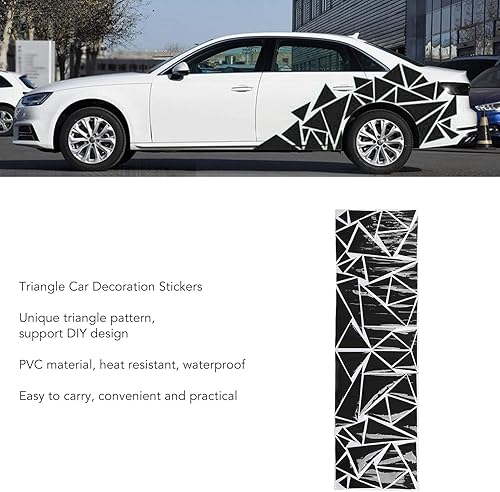 Miniatura 3 de Calcomanías laterales de carrocería de automóvil, calcomanías universales de decoración de automóvil, 78.7 x 23.6in, calcomanías de carrocería de