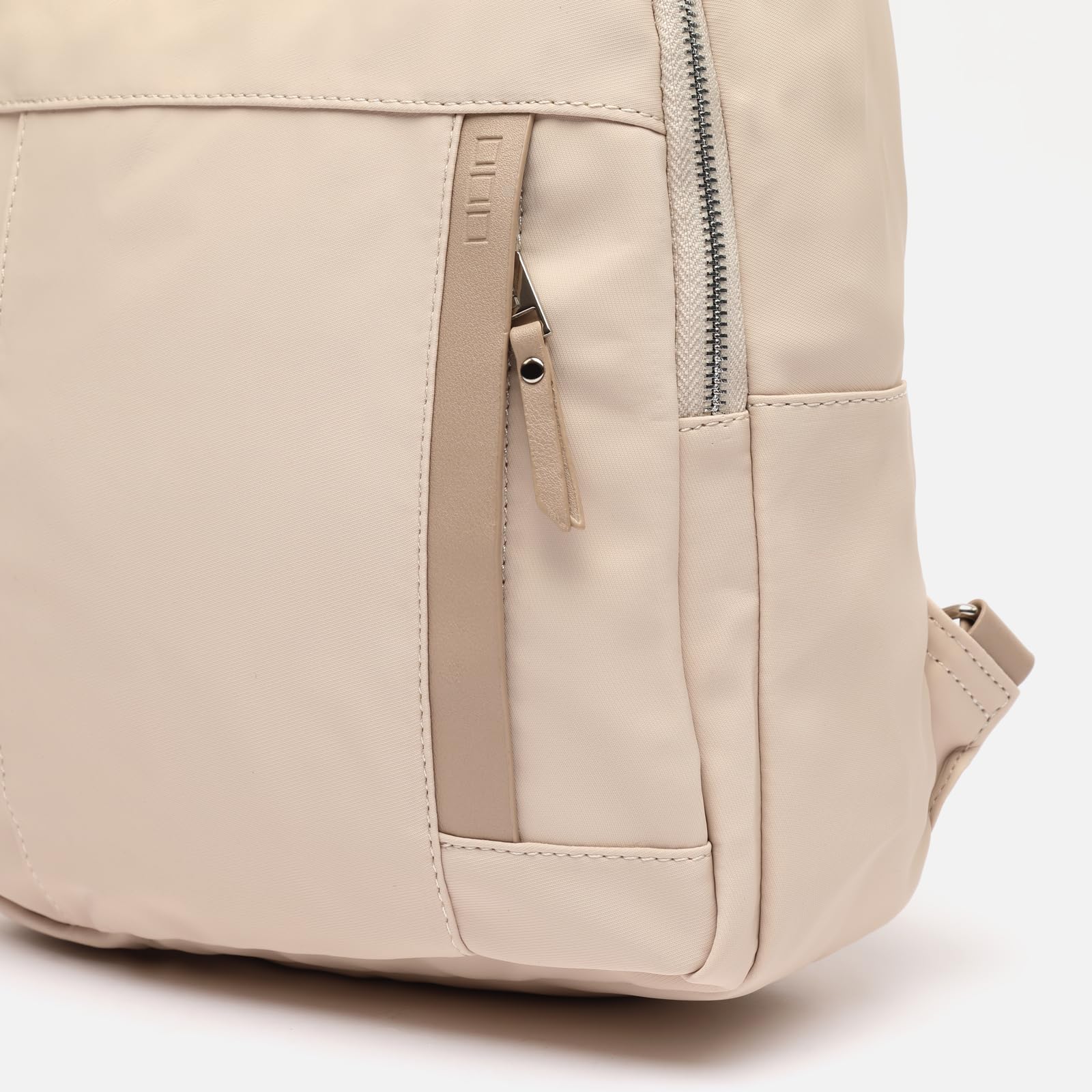 MISAKO Nova mochila antirrobo de nylon Mujer - Nova Beige 35 X 26 X 9 cm