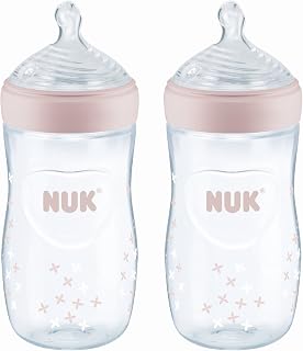 NUK Simply Natural Baby Bottle 9 Ounce (Pack of 2) 14271