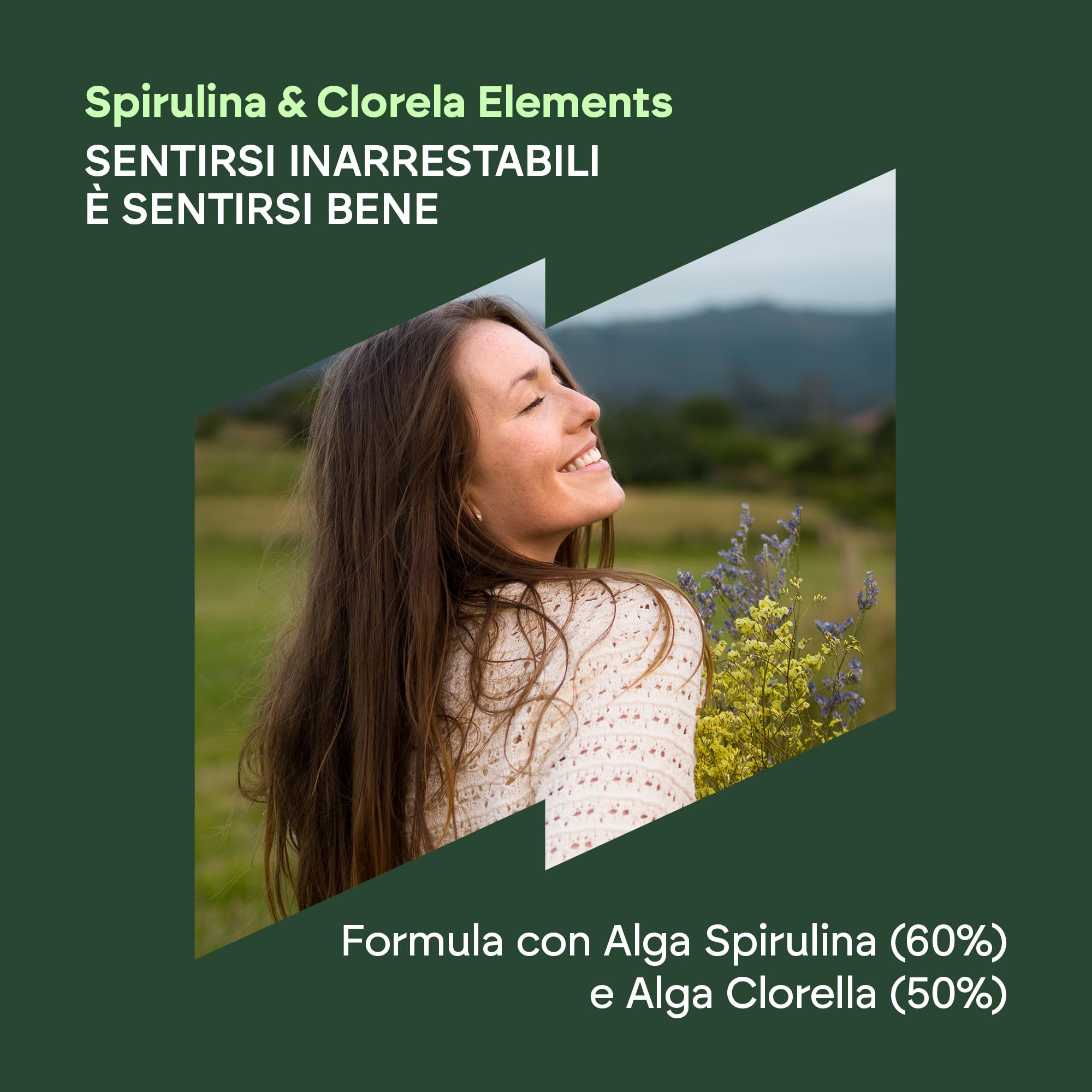 Spirulina e Clorella 1800mg - Energia - Biodisponibile e Vegano - 180 Capsule di Alghe Spirulina e Clorella Vegana - 180 Capsule Nutralie