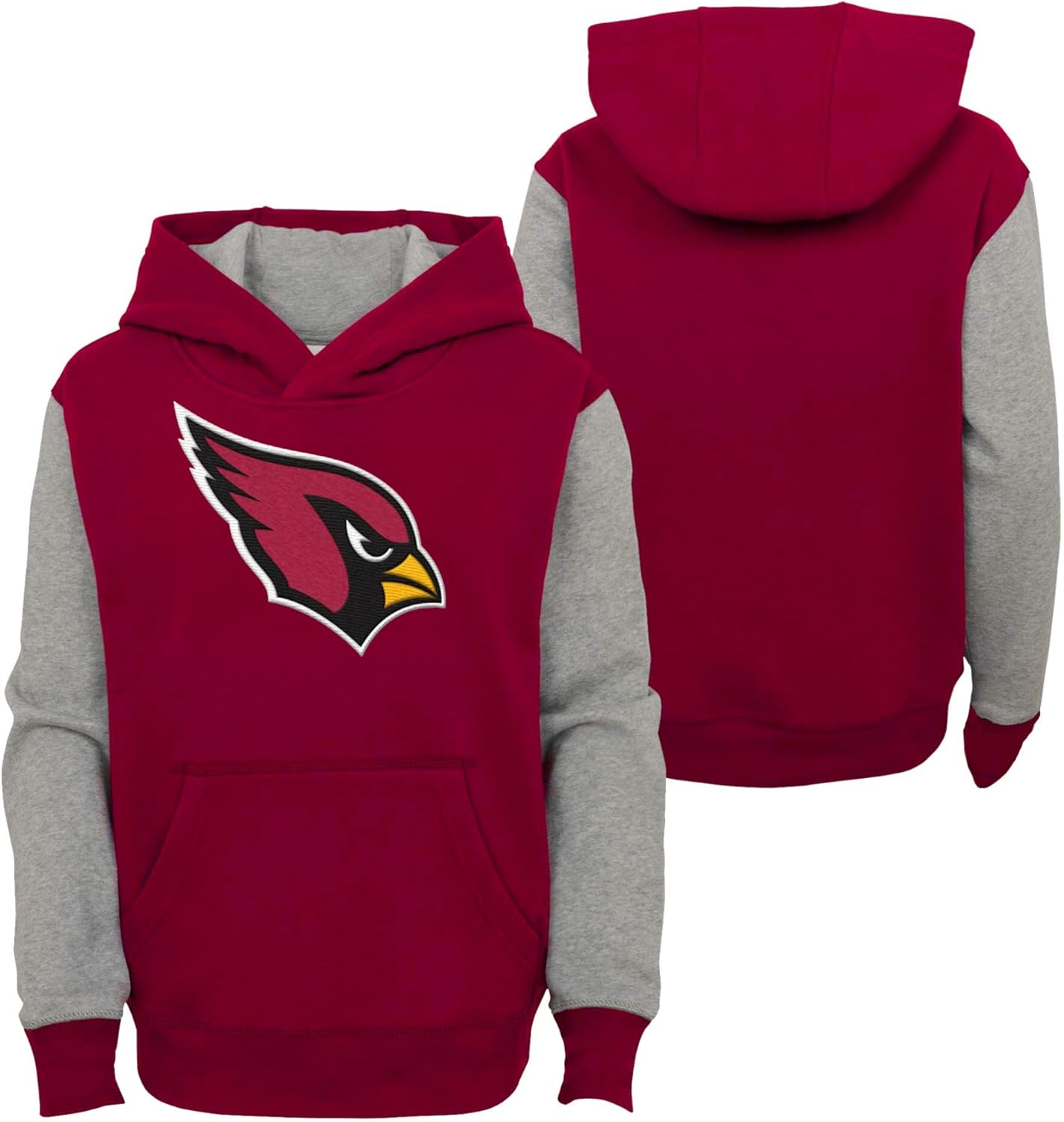 NFL Kids Youth 8-20 Offically Licened Heritage Team Color Primary Logo Cotton Pullover Football Hoodie