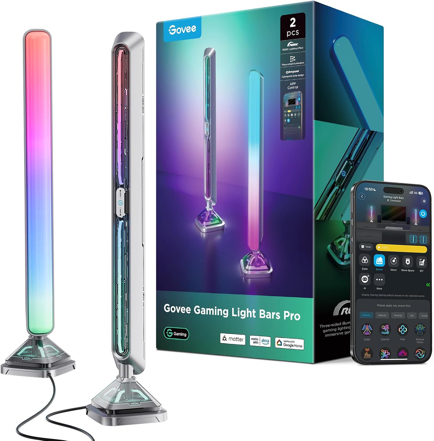 Barras de luz Govee Gaming Pro RGBIC