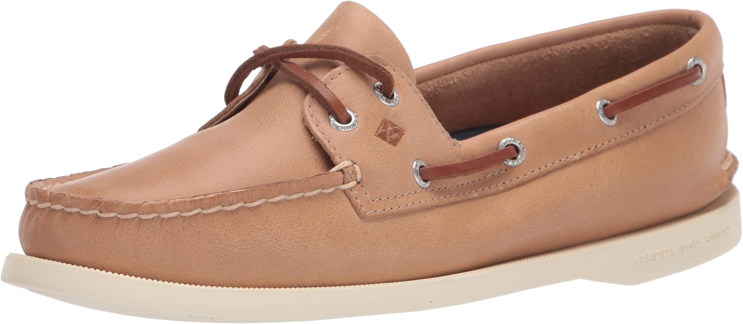 Sperrywomens Authentic Original 2-eye Boat Shoe, Natural, 5 US
