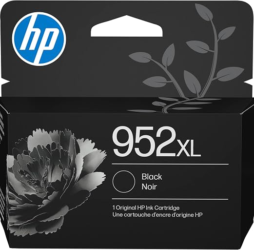 HP 952XL Black High-Yield Ink Cartridge Printers | Works OfficeJet 8702 OfficeJet Pro 7720, 7740, 8210, 8216, 8710, 8715, 8720, 8725, 8730, 8740 | Eligible for Instant Ink | F6U19AN