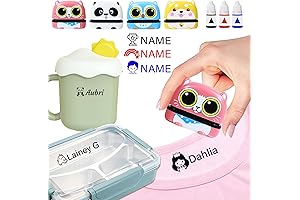 Personalize Stamp Name Kids Clothes: Waterproof Stamps for School