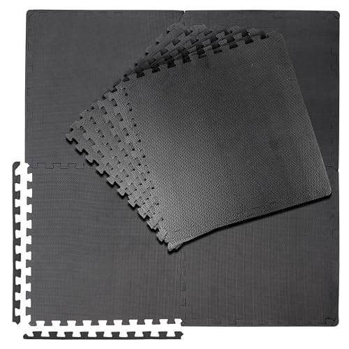 Tappeto Palestra, x12 Puzzle 60x60cm 12mm, Tappeto Puzzle, Tappeto Gomma Antiscivolo, Tappetino Palestra, Tappetino Fitness, Home Gym, Tatami Palestra, Pavimento Gommato Palestra, Tappetino Ginnastica