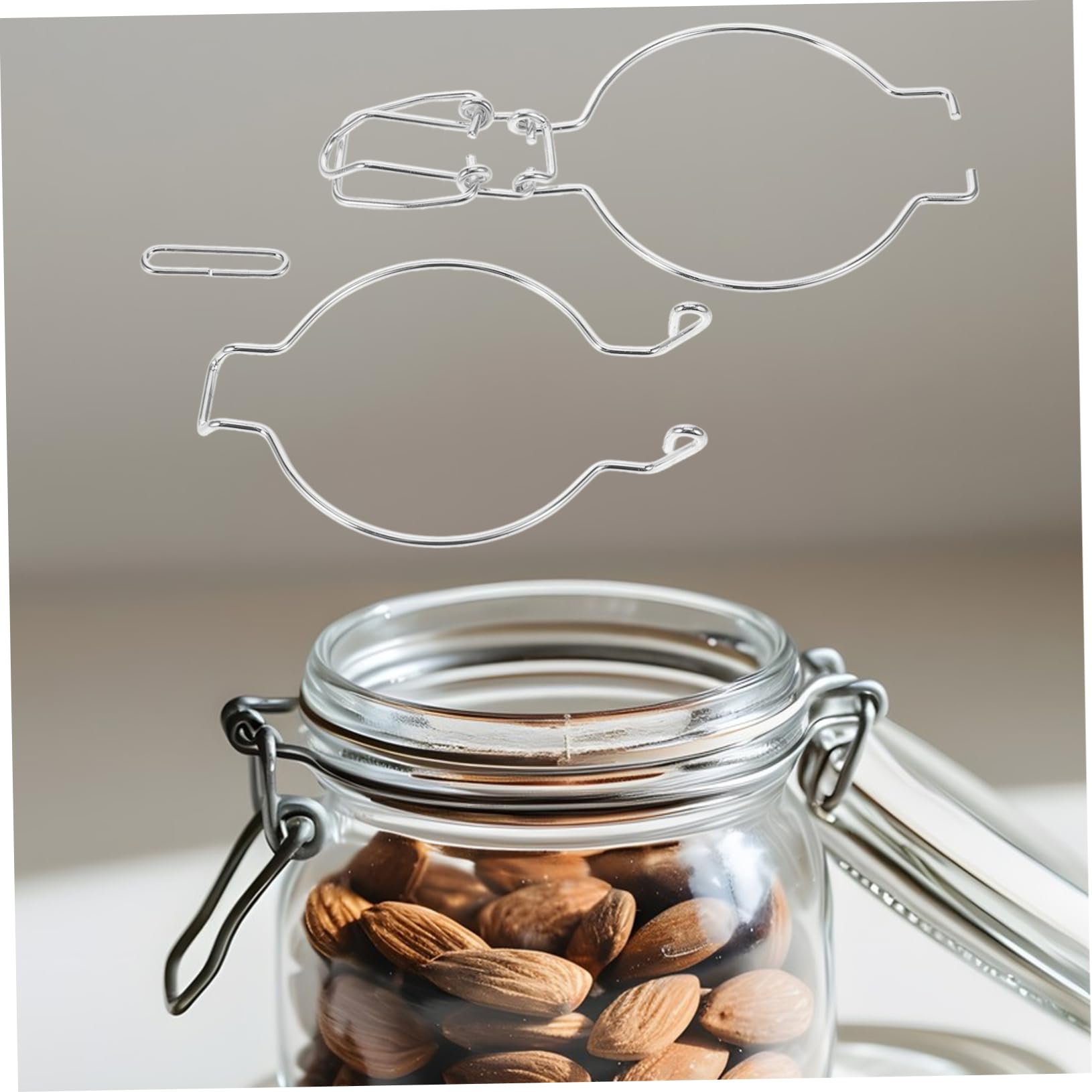 10 Fibbie In Filo Metallico Per Sigillare Barattoli - Cabilock Sicurezza - Foto 2