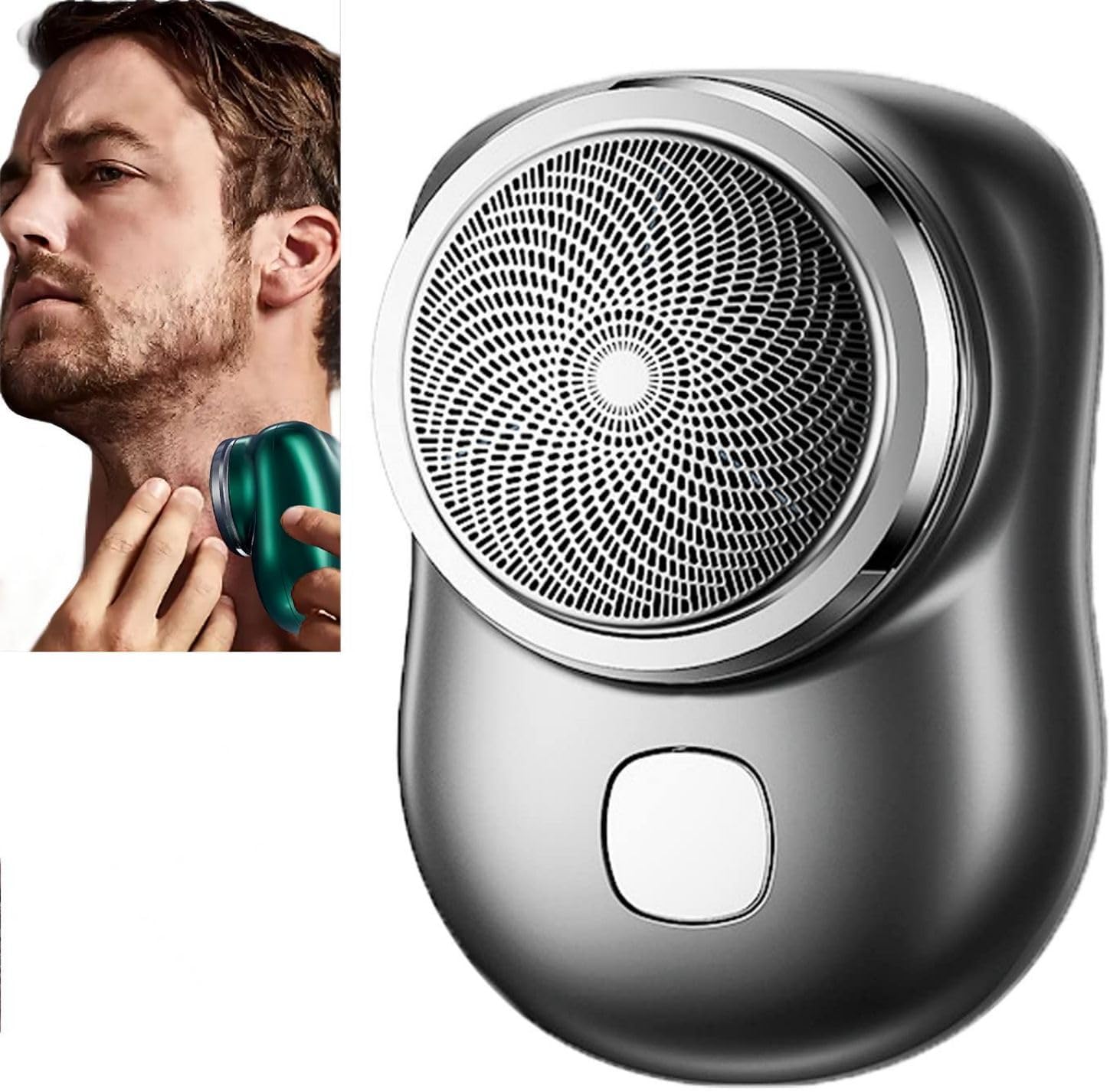 Glidex Mini Electric Shaver, Zao Electric Razor for Men