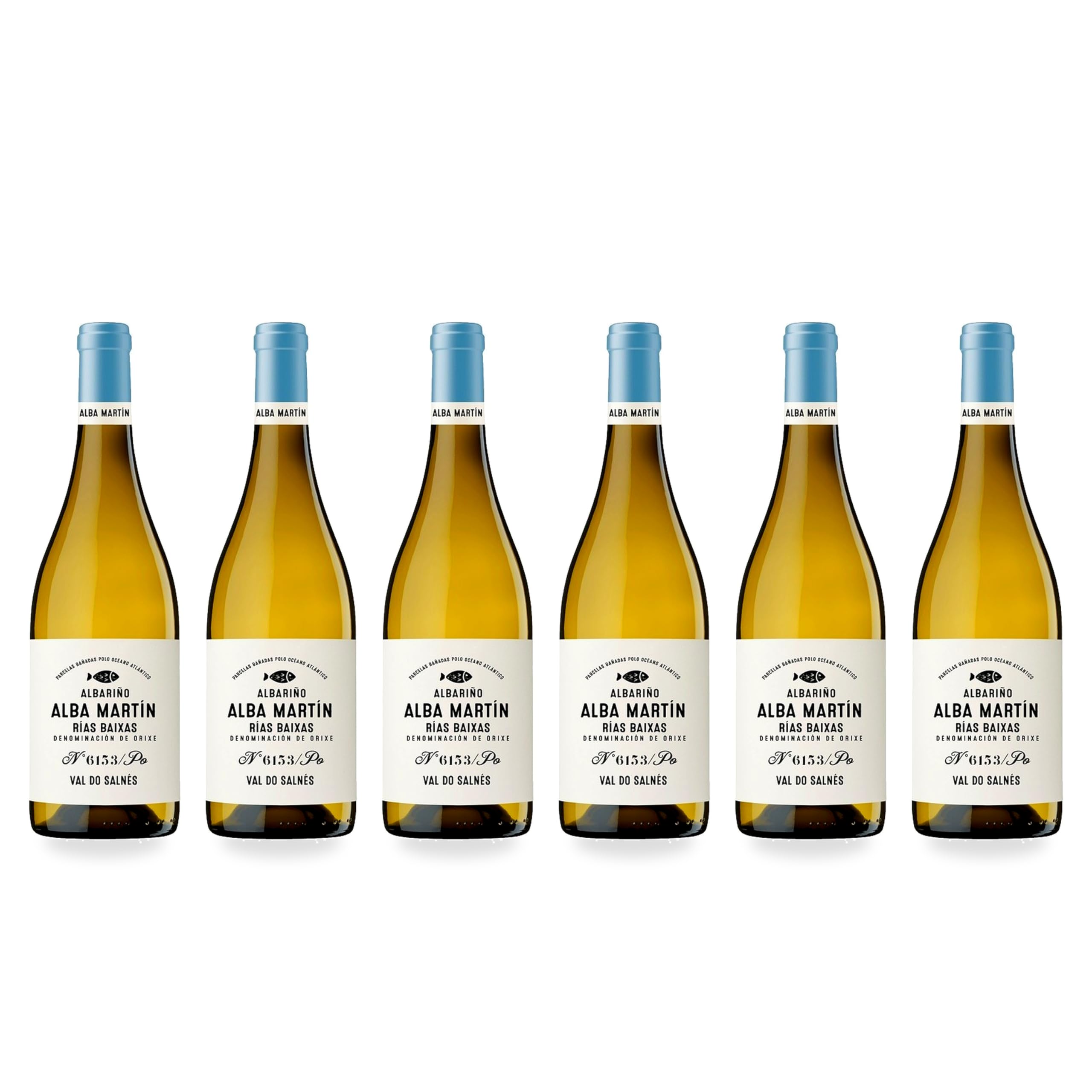 Alba Martín vino blanco premium selección gourmet – 6 Botellas x 75 cl