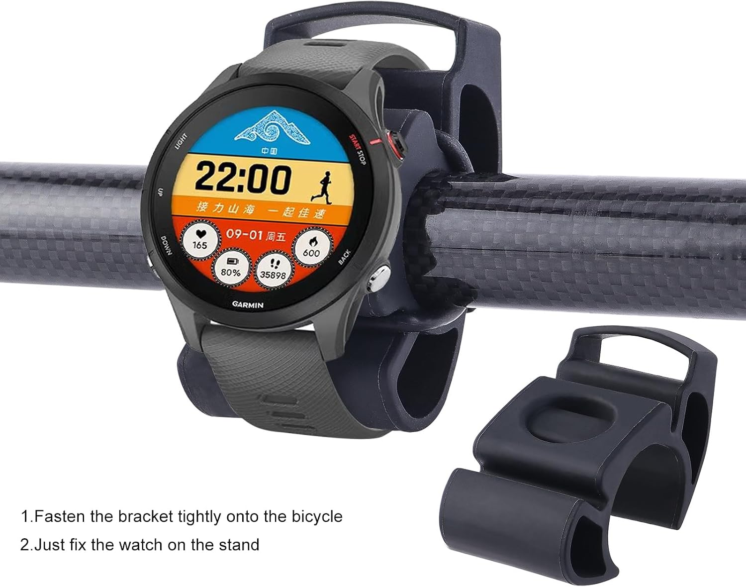 Universals Bike Handlebars Watch Mount Smartwatches Quickly Installation Mount for Various Smartwatches