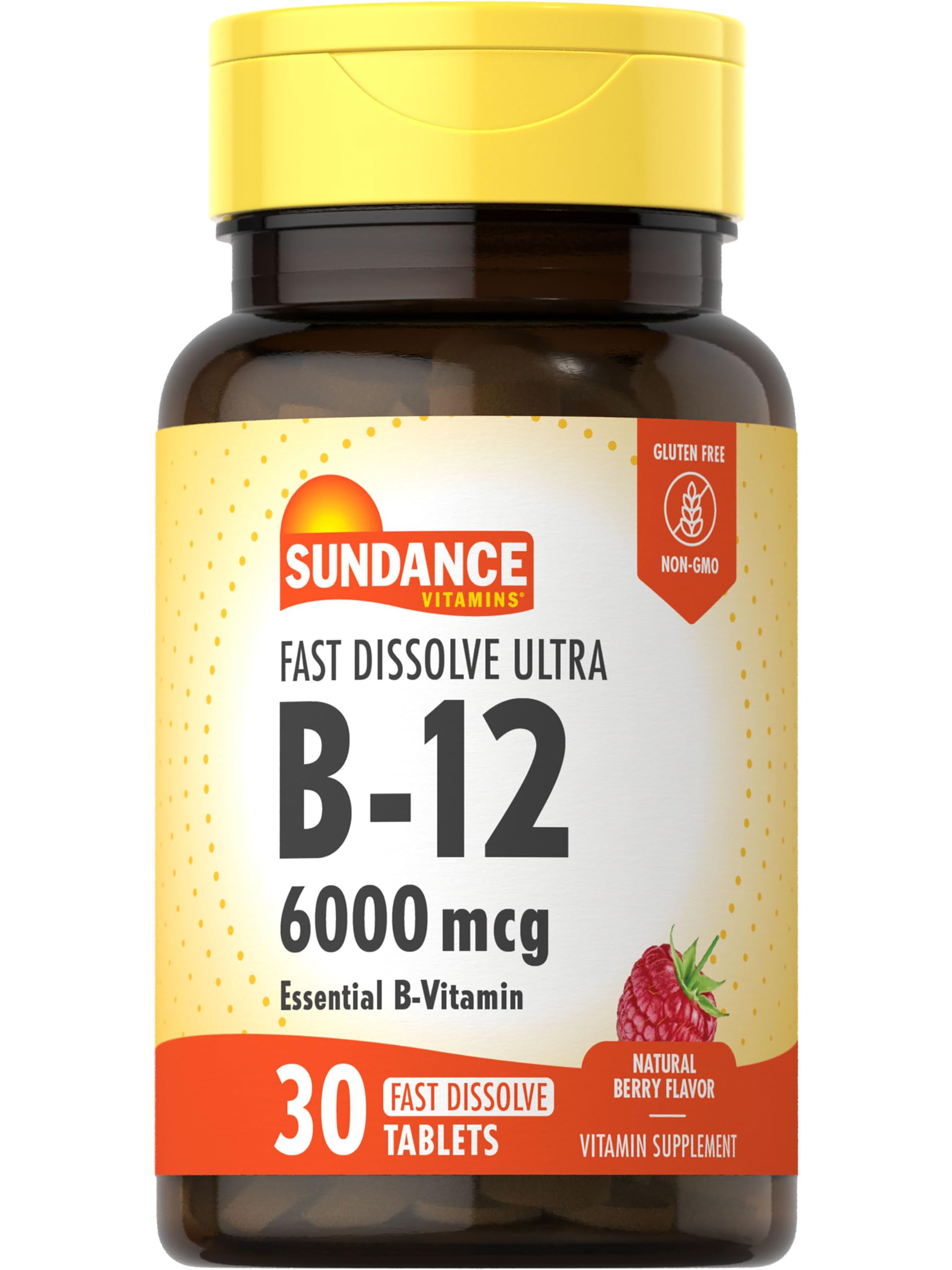 Sundance Fast Dissolve Vitamin B-12 | 6000mcg | 30 Tablets