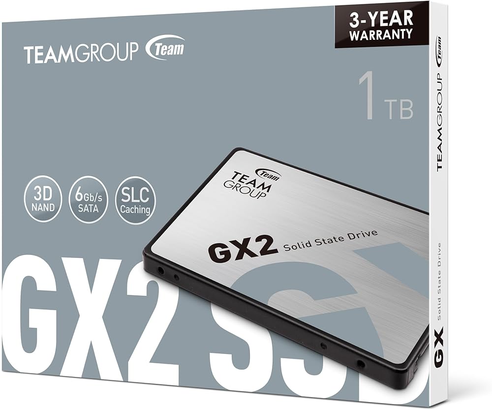 TEAMGROUP GX2 1TB SATA 6Gb/s, 2.5" Internal Solid State Drive thumbnail 4