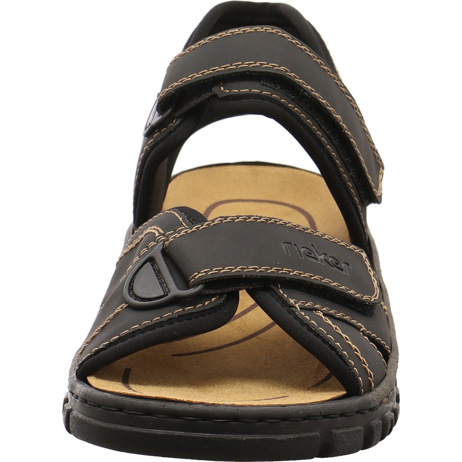 Rieker 25051-01 Herren Sandale Synthetik schwarz