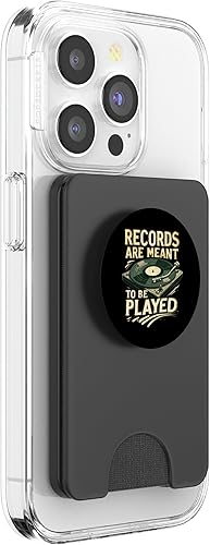 Miniatura 4 de Vinyl Record Collector Retro Music Turntable Lover PopSockets PopWallet for MagSafe