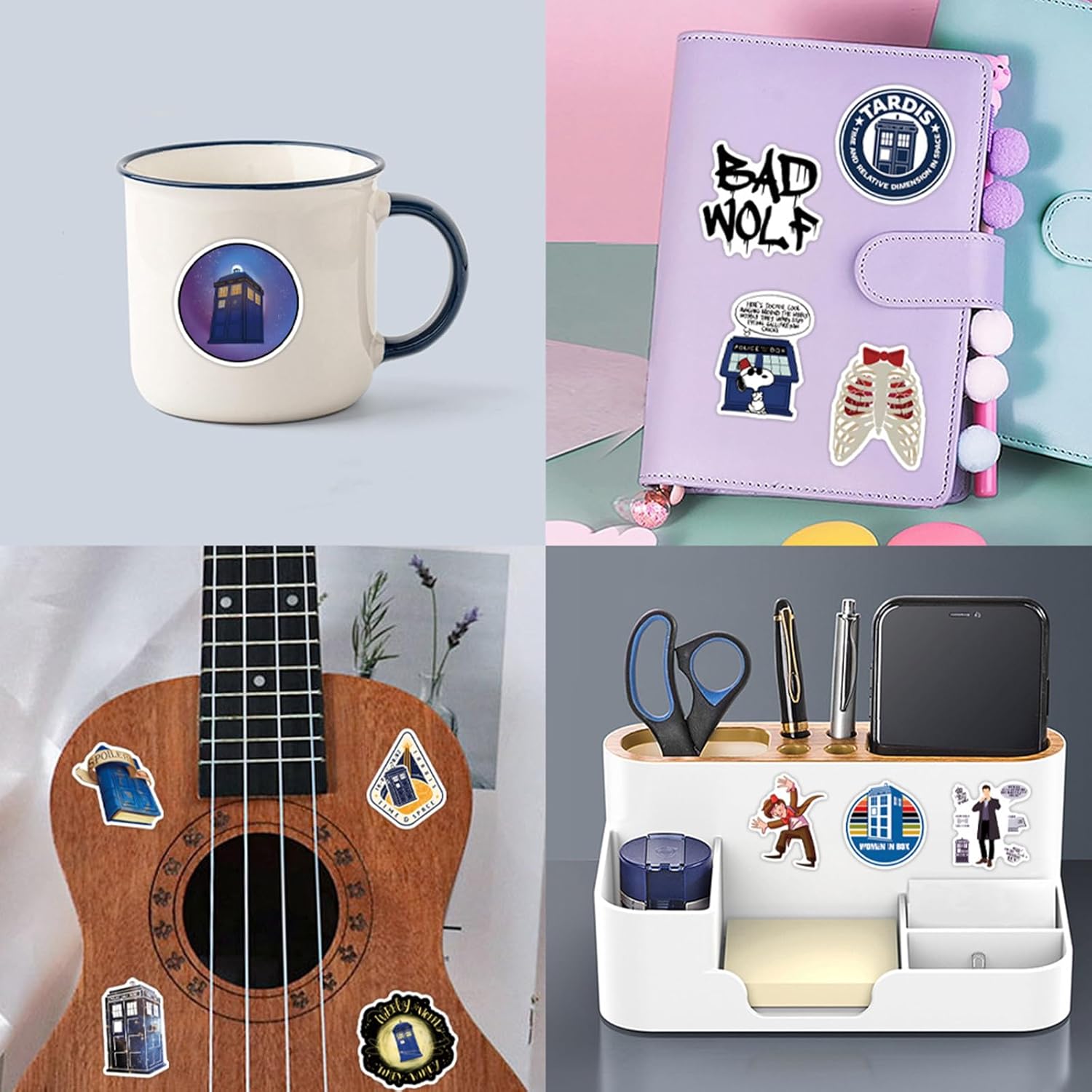 Doctor Who Stickers 110pcs Decals for Laptops Water Bottles Toys and Gifts for Teens,Girls,Perfect for Laptop,Phone,Skateboard,Travel| Extra Durable Vinyl (DR100) - Image 3