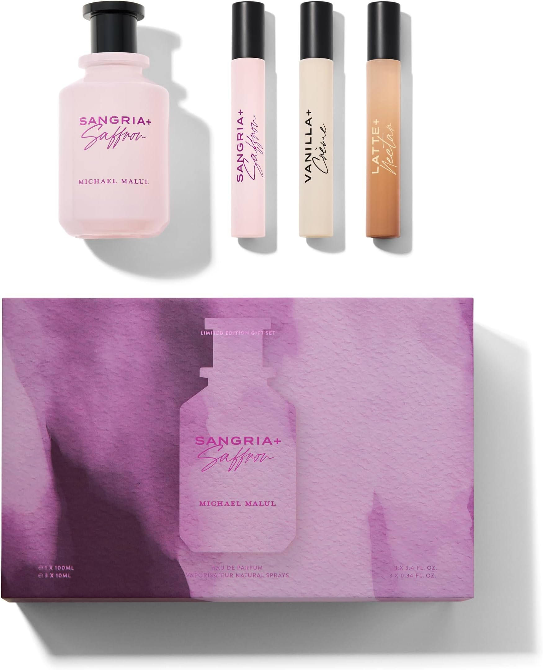 Michael Malul Sangria + Saffron Eau de Parfum Gift Set - 100ml | 10ml