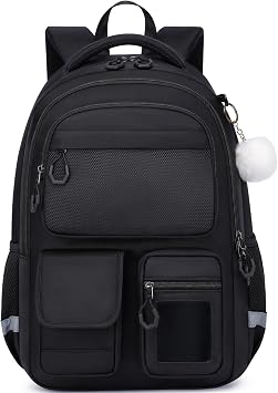 ZUBOND College High Middle School Backpack Girls, Student Big School Backpack for Teens, Travel Laptop Daypack Women