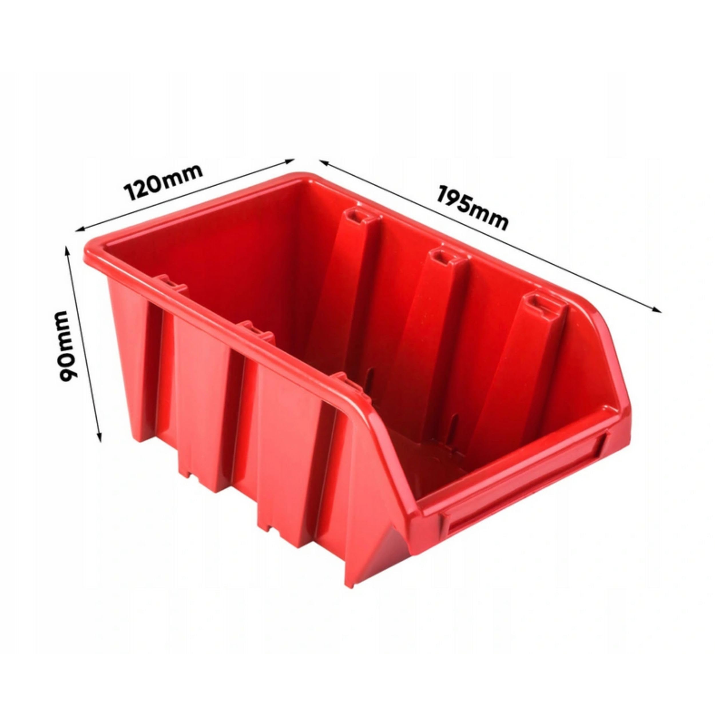 Set di 30 scatole impilabili e 2 ripiani da parete 39x38 cm, pannello perforato per conservazione flessibile