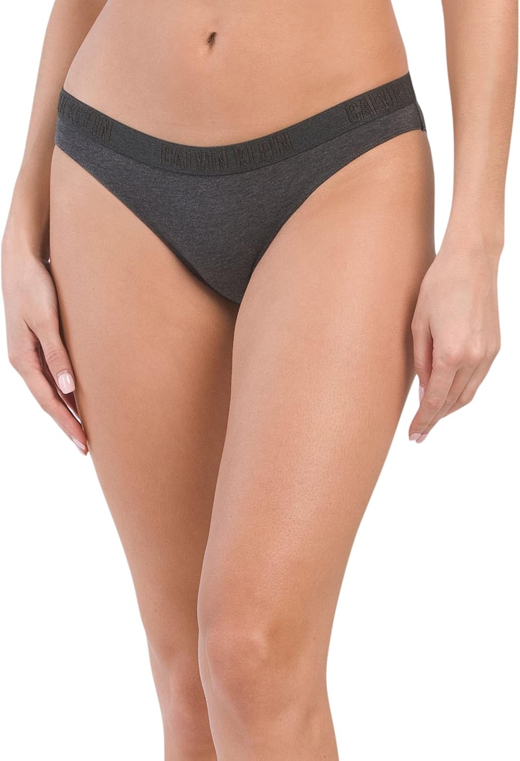 Calvin Klein Women`s Monochrome Cotton Bikini Panty 5 Pack