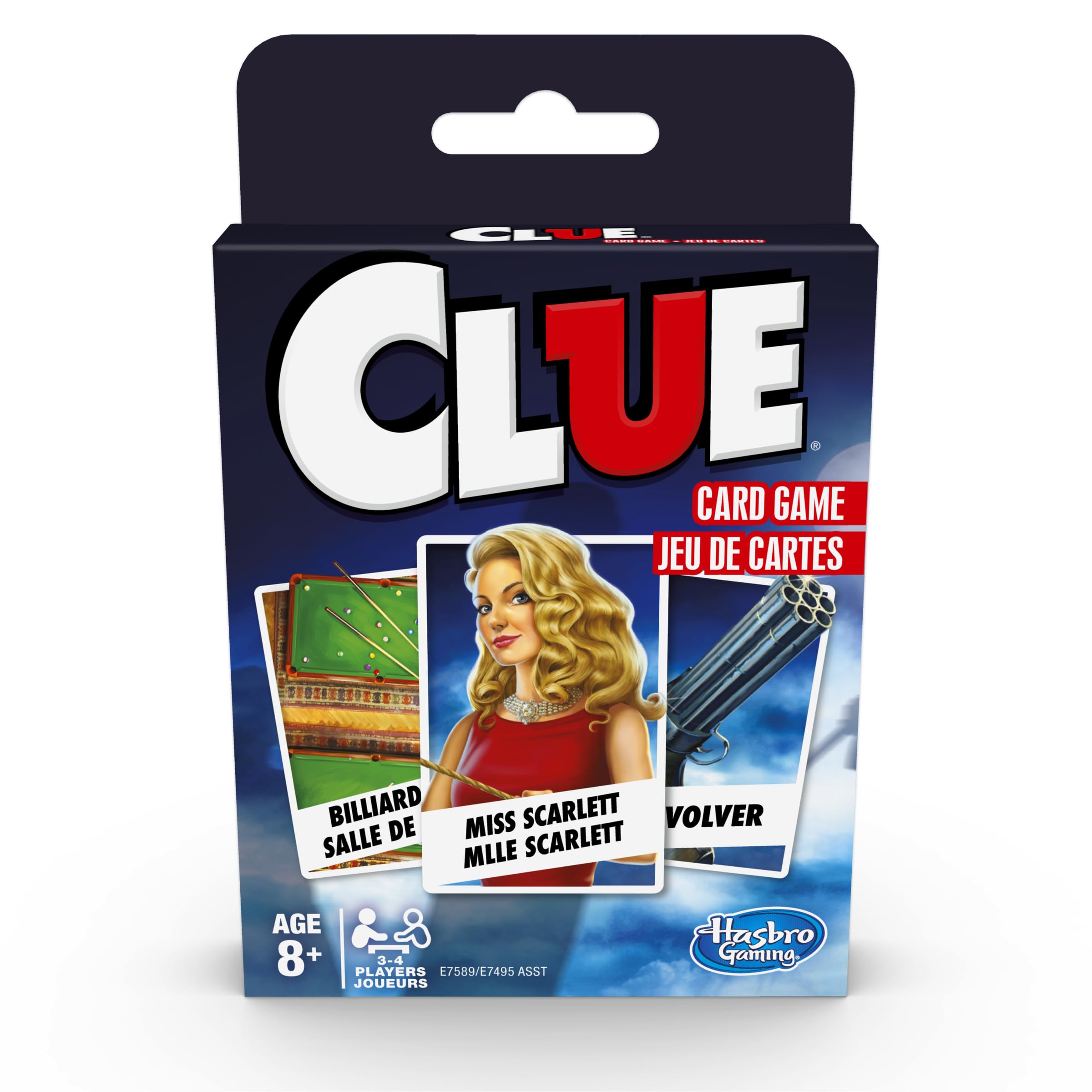 Amazon | Clue Card Game for Kids Ages 8 & Up, 3-4 Players Strategy