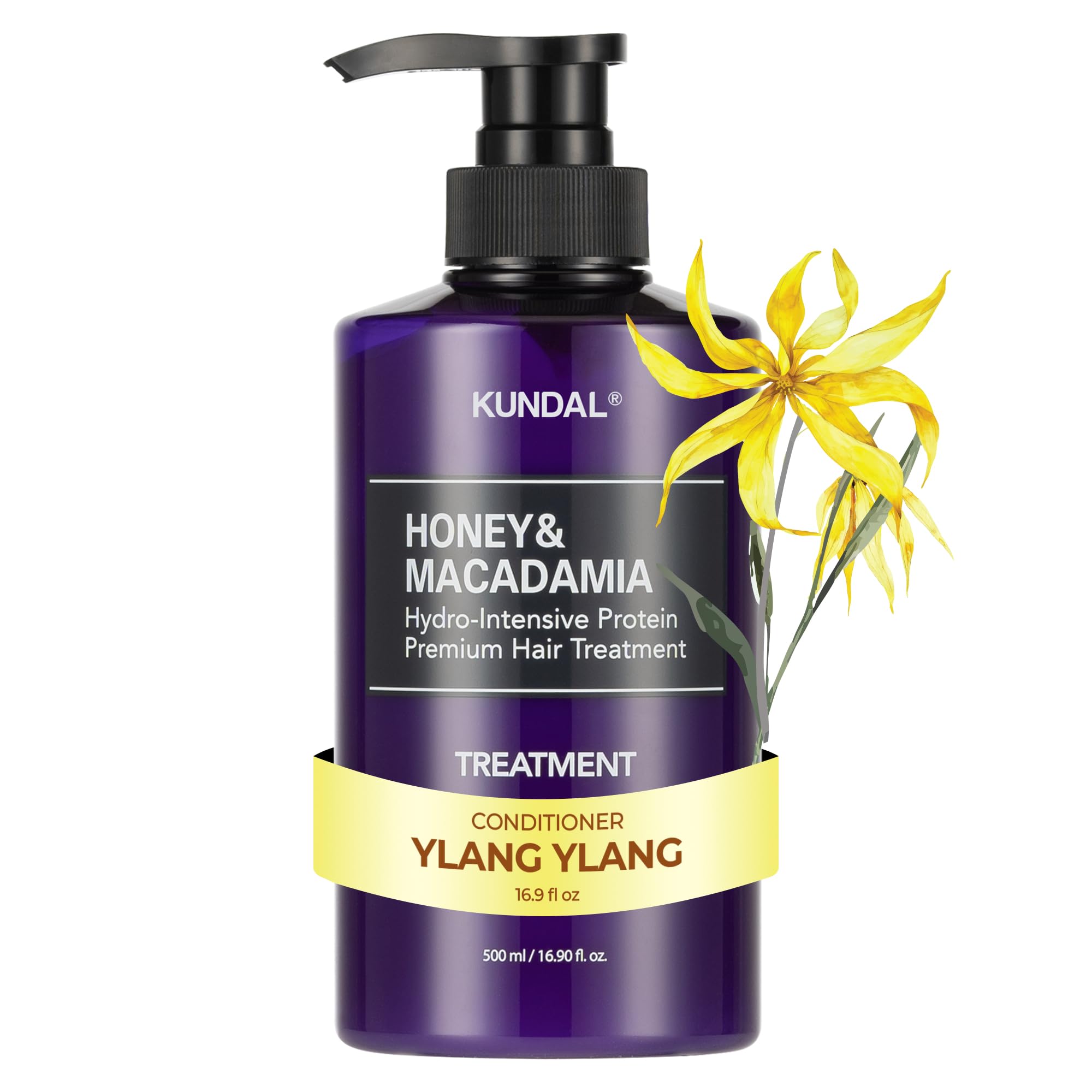 Honey & Macadamia Hydro-Intensive Protein Premium Nature Hair Treatment 500ml (Ylang Ylang)