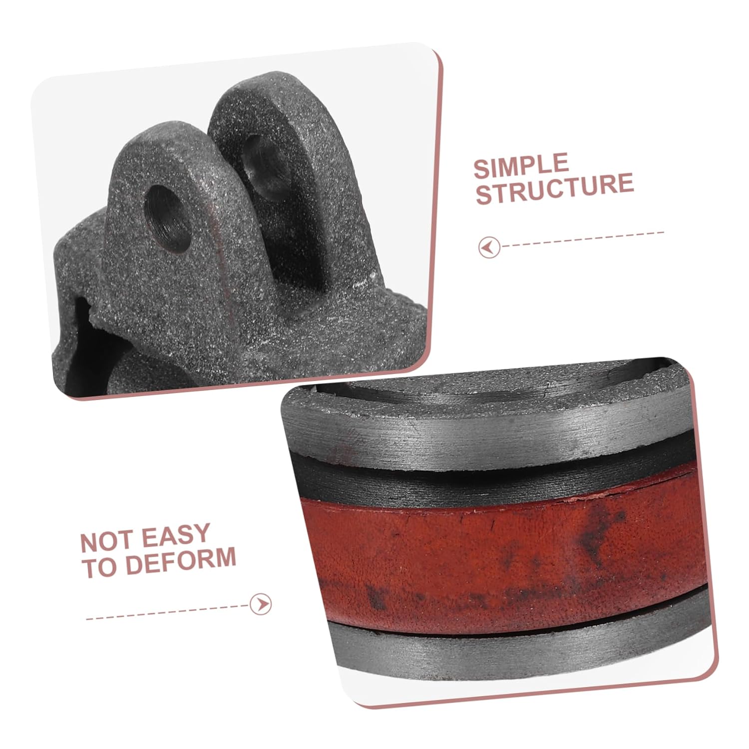 Veemoon Hand Water Pump Plunger Assembly Cast Iron Easy Installation Optimal Performance for Manual Pitcher Pumps Compatible Repair Kit with Leather Cups and Gaskets