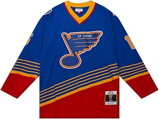 Mitchell & Ness M&N Blue Line Brett Hull St. Louis Blues 1995 Jersey