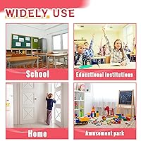 Vista 5 de TrelaCo Protector de pellizco de puerta a prueba de bebés, cubierta de bisagra, borde de puerta y protectores de esquinas para seguridad de dedos