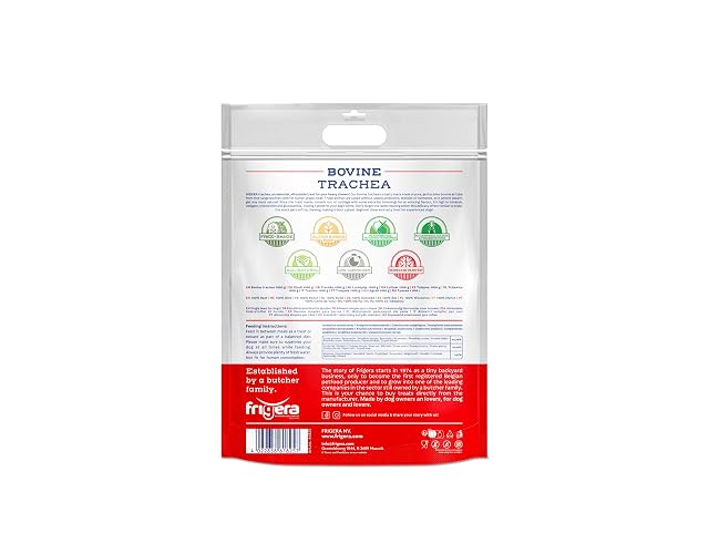 Foto 3 de 4 de Frigera Tráquea 1000g - Carne De Vacuno, Snacks Naturales para Perros, Ricos En Proteínas, Sin Gluten…