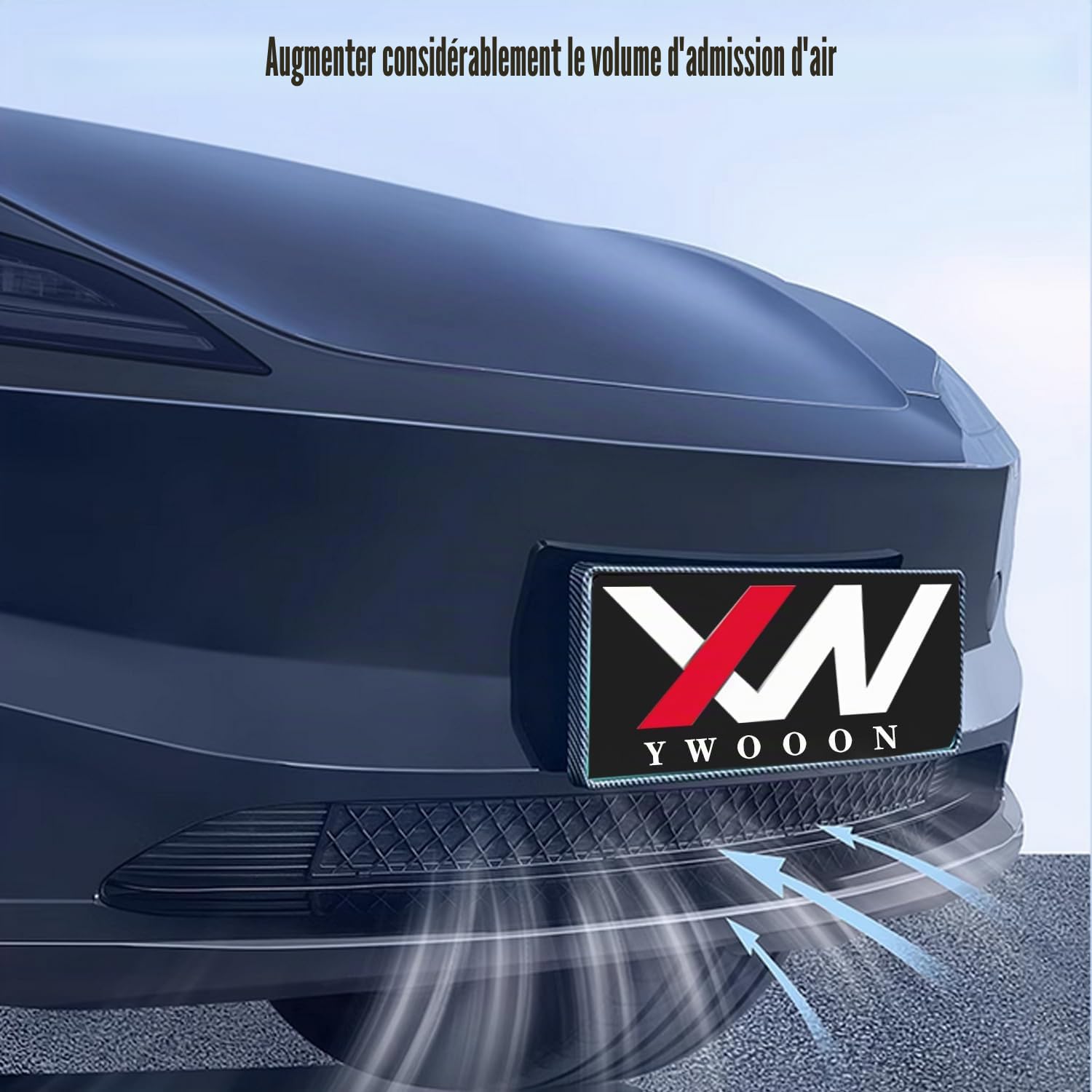 Grille Avant en Maille pour Model Y Juniper 2025 2026 Accessoires | Pare-chocs Inférieur de Voiture Segmenté Grille d'insertion couverture de grille d'aération pour Tesla, Not fit 2026 Standard