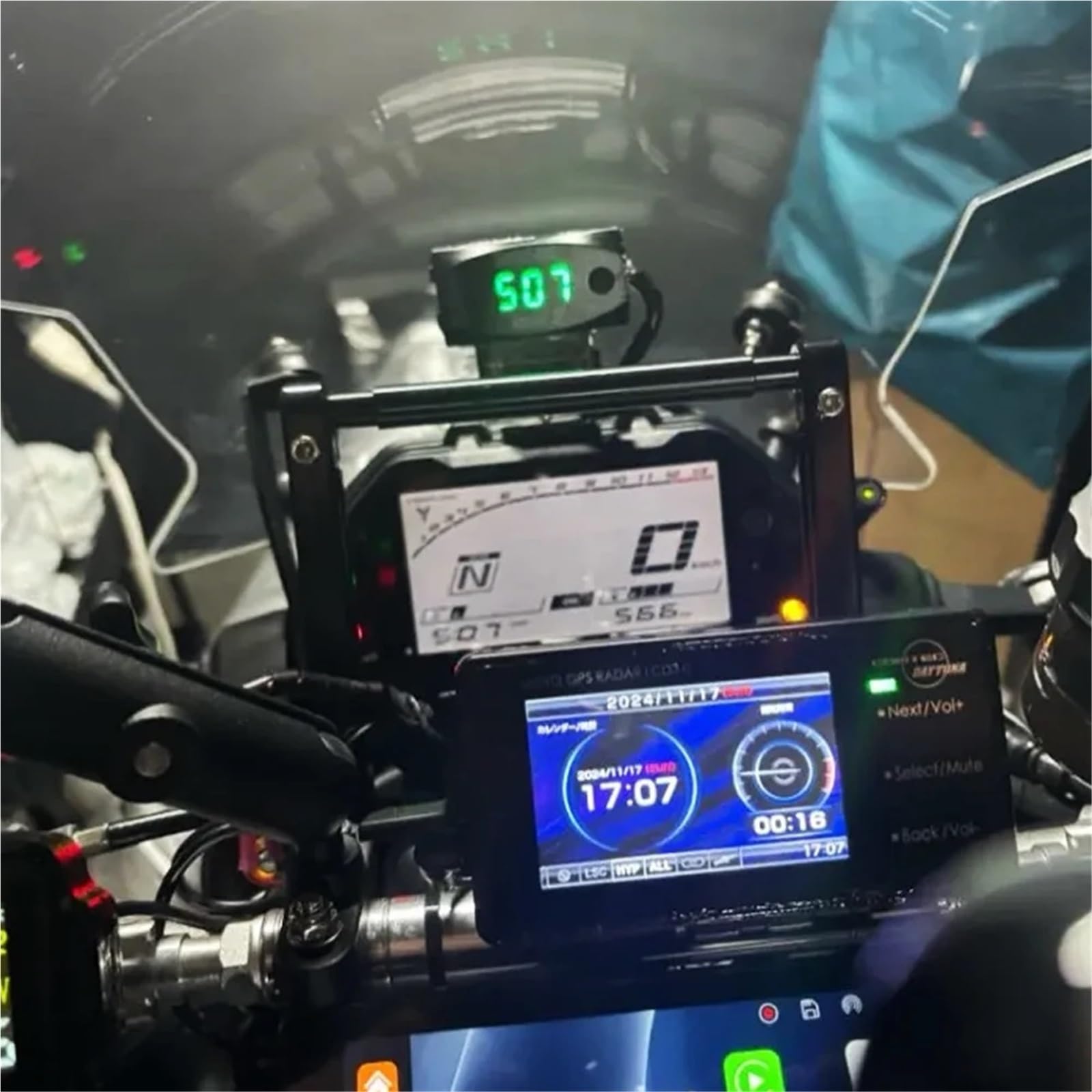 Motocicleta GPS Soporte Kit brazos montaje para soporte navegador GPS compatible Para TC TE FC FE TX FX 125-501 2014-2023 701 Compatible Para Enduro 2016-2023 Soporte de Navegación para Teléfono
