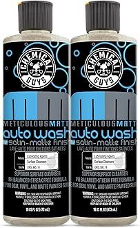 CWS 995 1602 Meticulous Matte Car Wash Soap (for Foam Cannons, Foam Guns or Bucket Washes) Safe for Satin & Matte Finish Paint, 16 fl oz (2 Pack), Fruity Bubble Gum Scent