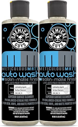 Chemical Guys CWS 995 1602 Jabón Meticuloso para Lavado de Autos con Acabado Mate (para cañones de espuma, pistolas de espuma o lavados de cubeta),
