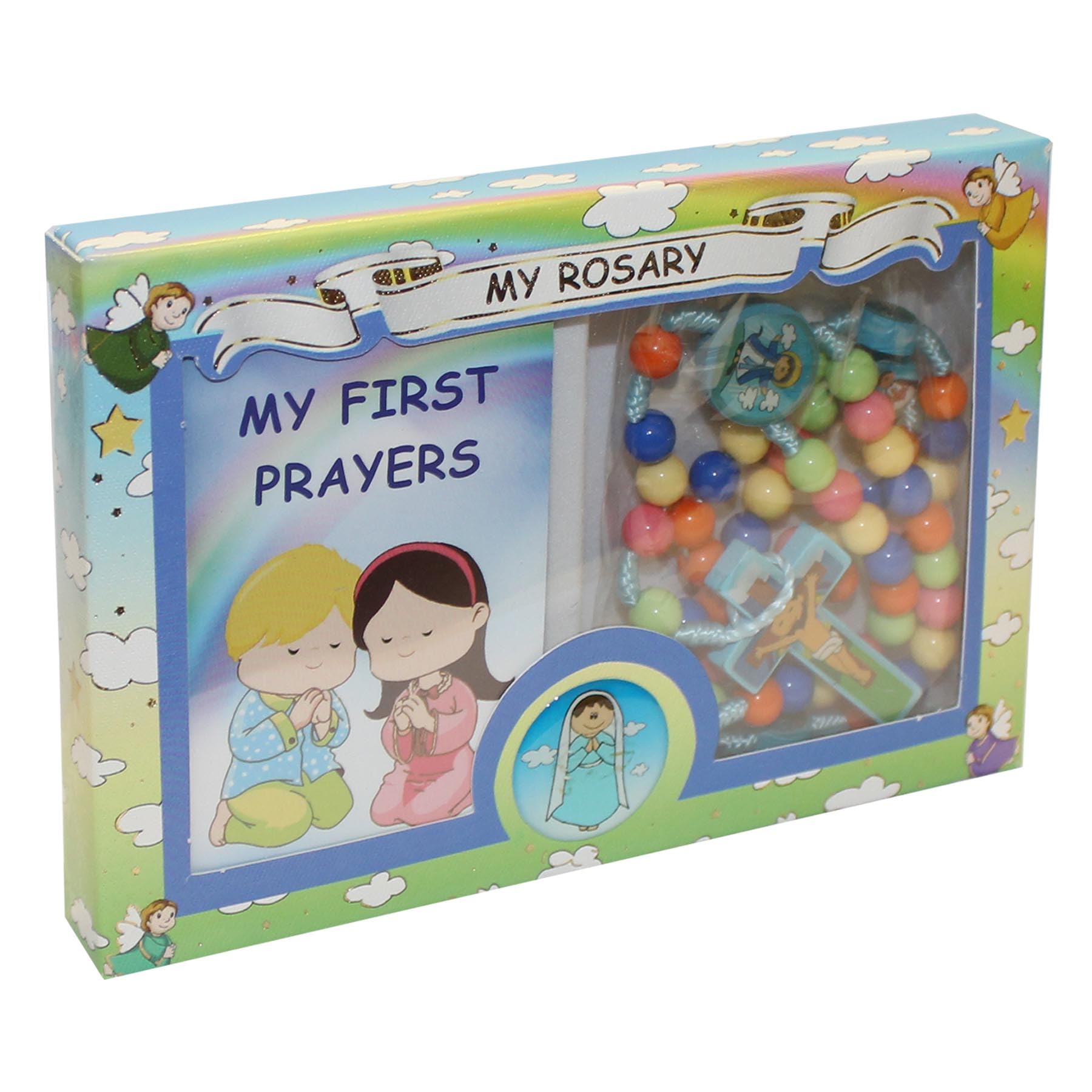 Widdle Gifts Unisex My First Rosary and My First Prayers Booklet Multicoloured 1509