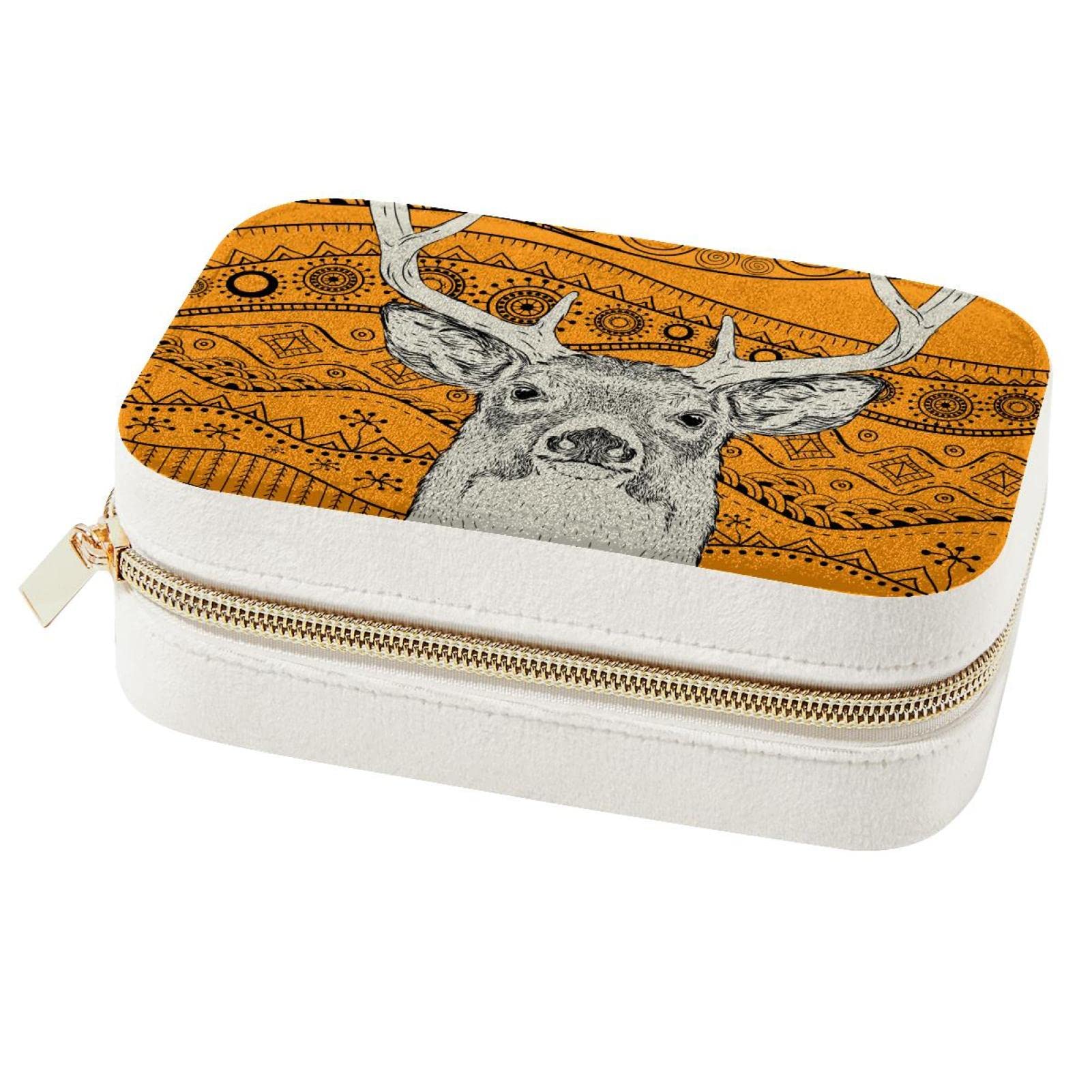 Boîte à bijoux de voyage cerf africain pour vos déplacements