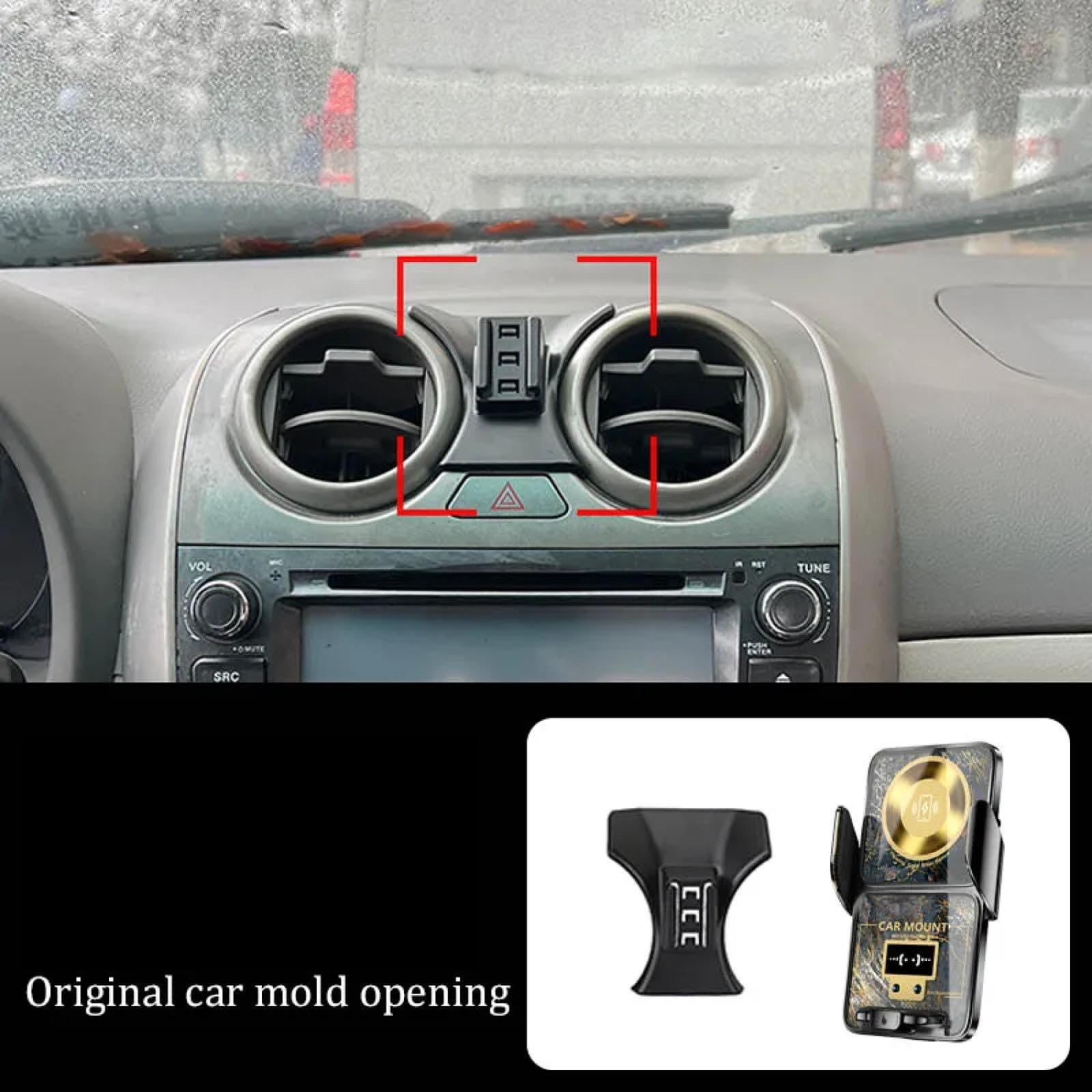 Soporte Móvil Coche para BYD G3 G3R 2010-2013, Soporte de teléfono para Coche con Base Fija para teléfono móvil