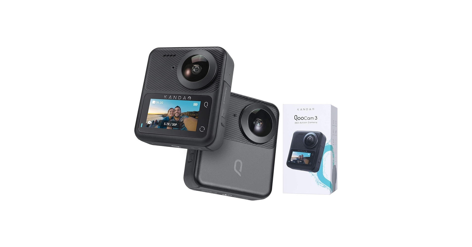 KanDao カンダオ/360度アクションカメラ/QooCam3/QL8461998927/Bランク/71【中古】 Amazon | Kandao Qoocam 3 アクションカメラ 5.7K 62MP 360度