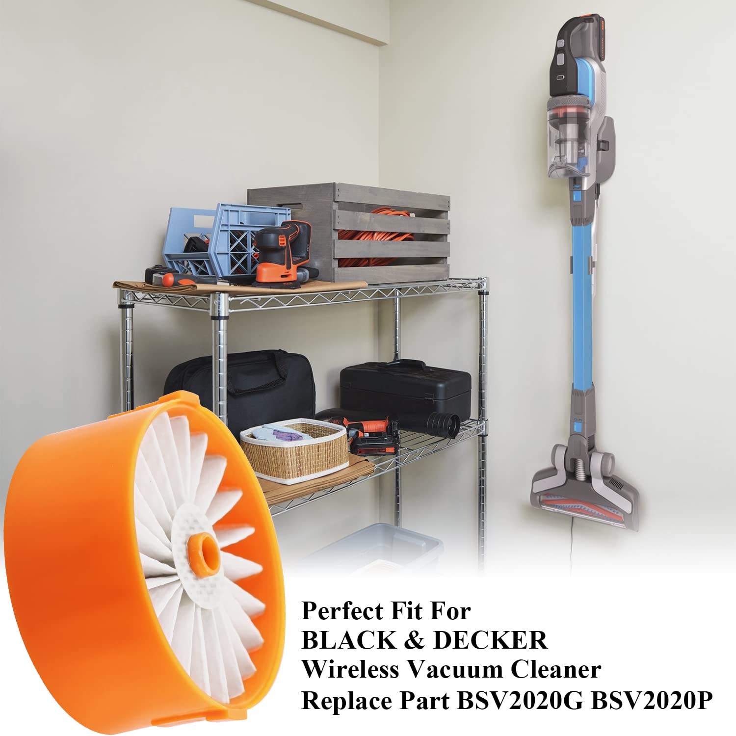 Filtro per BLACK+ POWERSERIES Cordless Stick Vacuum BSV2020G Accessori