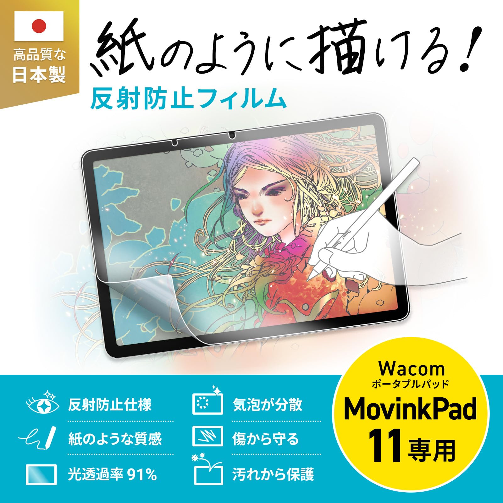 Amazon.co.jp: サンワサプライ Wacom ポータブルパッド MovinkPad 11