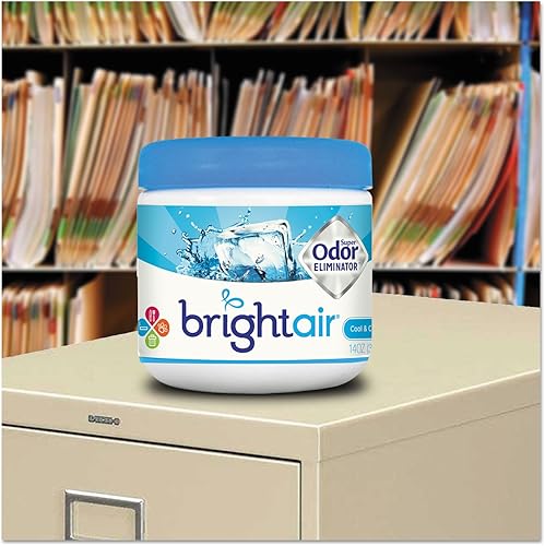 Miniatura 4 de BRIGHT Air 900090EA Super Eliminador de olores, fresco y limpio, azul, 14 onzas