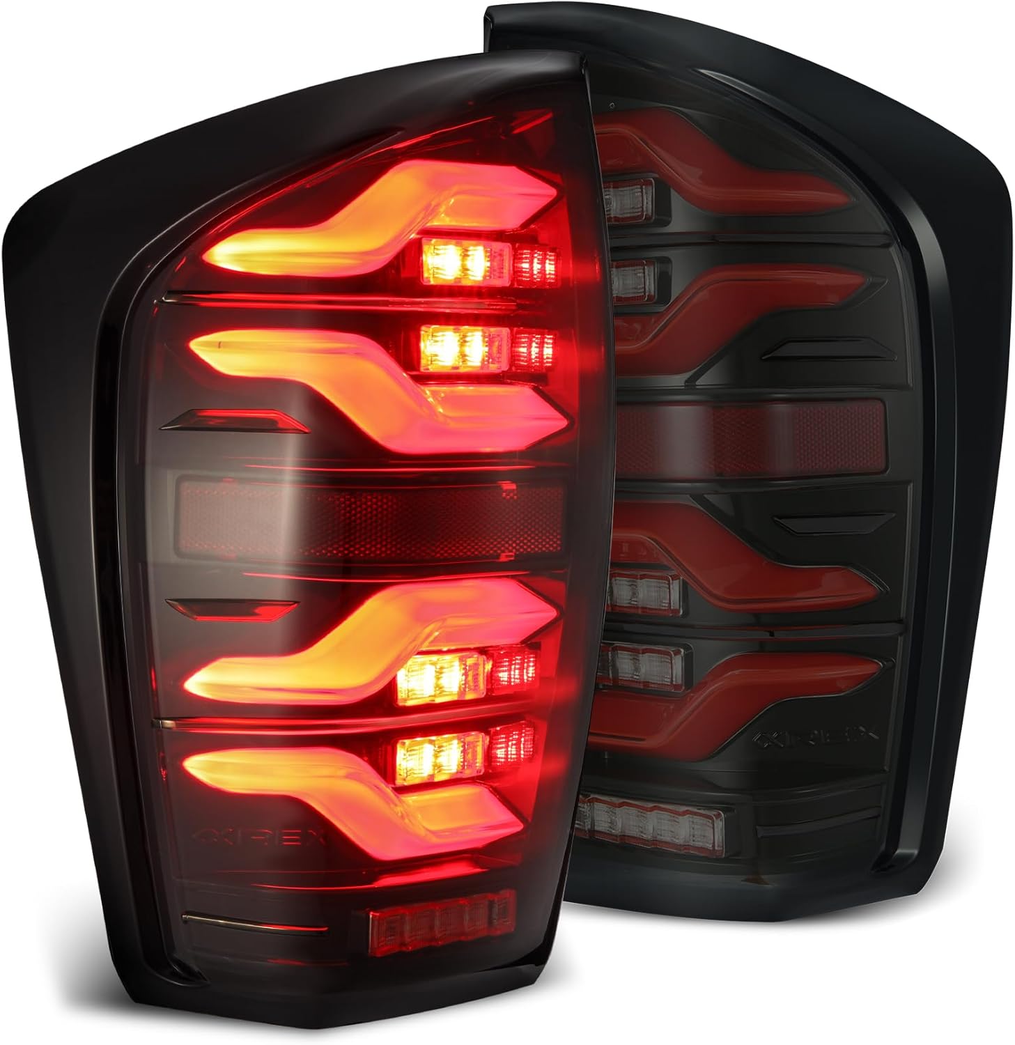 Alpharex For 16-23 Tacoma LUXX-Series LED Tail Lights Alpha-Black