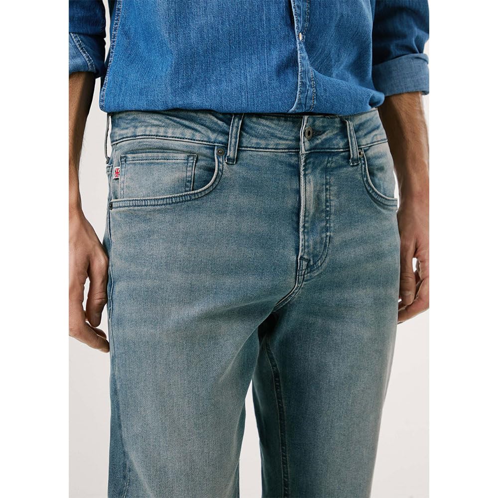 Pepe Jeans - Straight Jeans Cash, Jeans Uomo