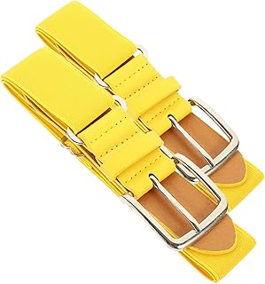 2 piezas Cinturón Elástico Ajustable para Béisbol y Sóftbol Cómodo y Versátil para Jóvenes y Adultos de y Colores Aleatorios