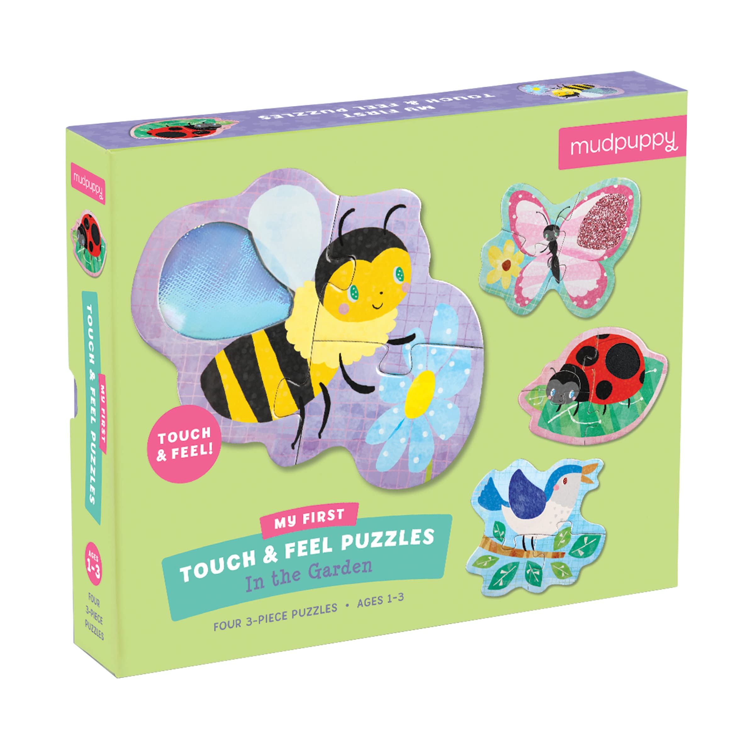 Mudpuppy in The Garden My First Touch & Feel Puzzle (12 Piece)