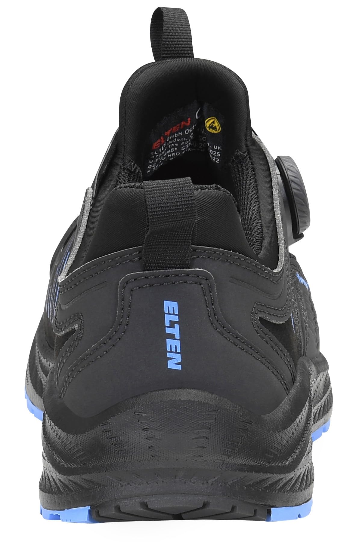 ELTEN Sicherheitsschuhe Ivar XXNF BOA Black-Blue Low ESD S3S für Damen & Herren, Carbonkappe, leicht, atmungsaktiv