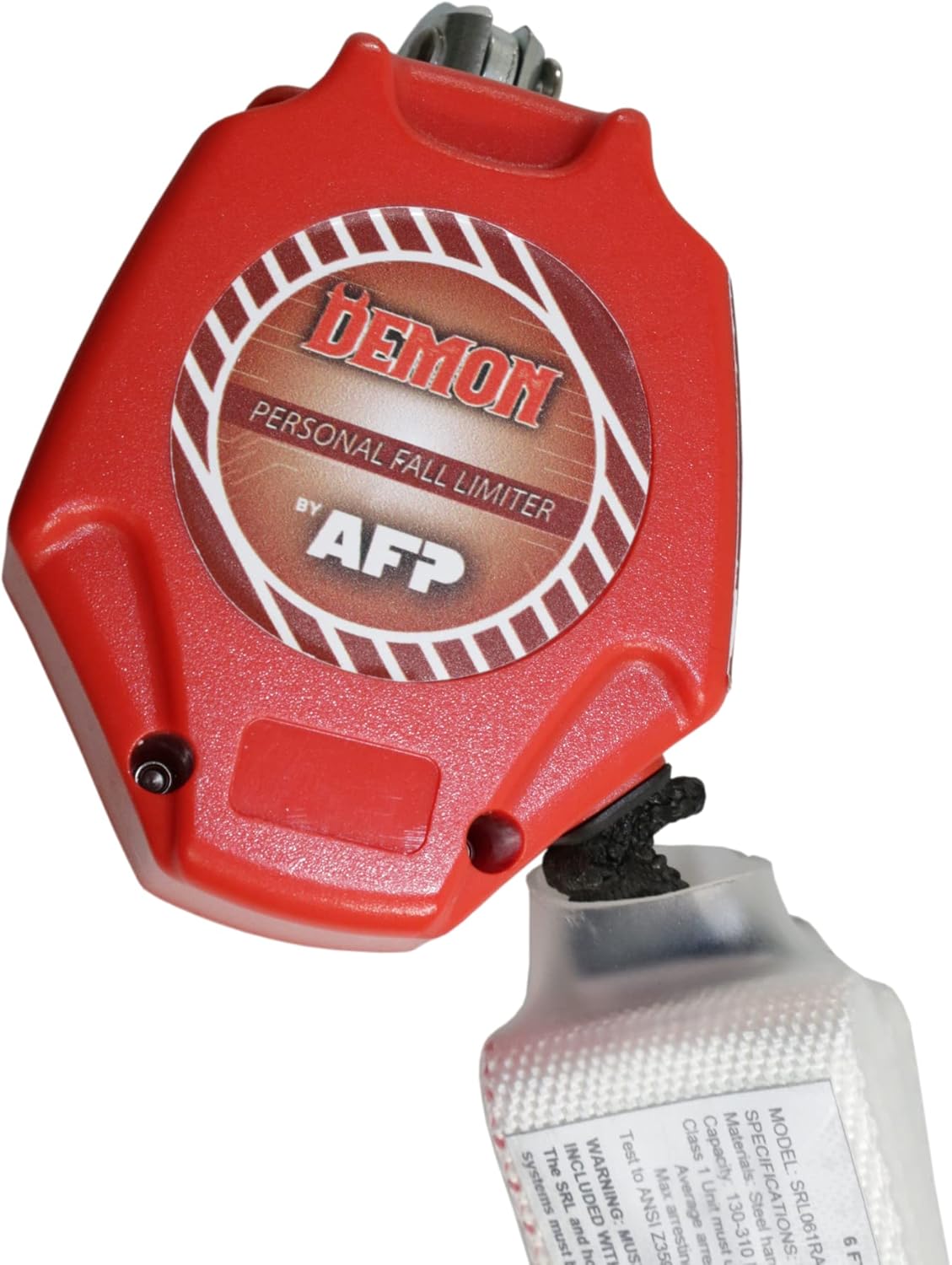 AFP Demon Yoyo de seguridad autoretráctil de 6 pies con gancho de