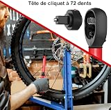 ATsafepro Chiave Dinamometrica Bici 1/4 Pollici, Chiave Dinamometrica Moto 3-25NM Precisione ± 3%,Chiave Bicicletta 72 Denti per la Manutenzione di Biciclette e Motociclo - 5